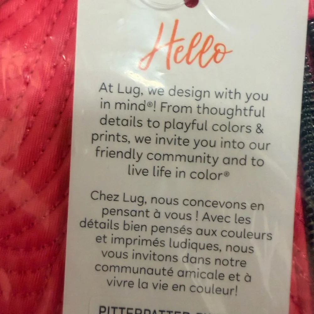 Lug  RDIF Vibrant Pink Quilted Bag - Picture 3 of 6